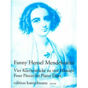 MENDELSSOHN HENSEL F.:FOUR PIECES FOR PIANO DUET