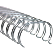 KLIPKO spirale - žica (9,5mm, 100 kosov, 3:1), srebrne