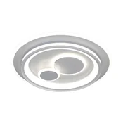 ITALUX CLN-52185B-WH - LED prigušiva stropna svetiljka PARCO LED/55W/230V precnik 50 cm bela + daljinski upravljac