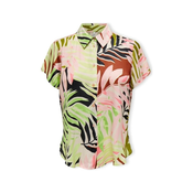 Only Topovi i bluze Shaila Shirt S/S - Tropical Peach Višebojna
