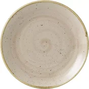 CHURCHILL Stonecast Lešnikova krema plitev krožnik, o: 165 mm (12 kos)