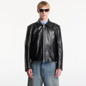 Jakna OUR LEGACY Mini Jacket Top Dyed Black Leather 50