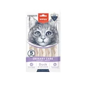 Wanpy Cat Creamy Lickable Treats for Cats Urinary - Duck & chicken 5x14g