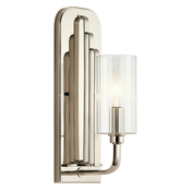 Quintiesse QN-KIMROSE1-PN - Zidna svetiljka KIMROSE 1xE14/40W/230V sjajni hrom