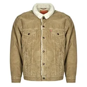 Levis for man. A5784-0022 Corduroy jacket Night brown (L), Casual, Cotton