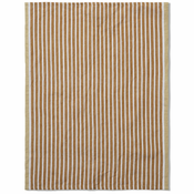 ferm LIVING Kuhinjska krpa HALE 50 x 70 cm, rjava/srebrna, bombaž/lan, čvrsta LIVING