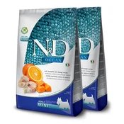 Farmina N&D dog GF OCEAN PUMPKIN adult mini codfish & orange 2 x 7 kg