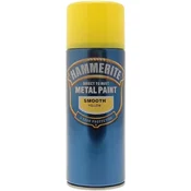 Sprej za kovino 3v1 sijaj 400ml DTR SMOOTH Hammerite - Rumena sijaj