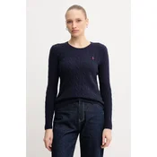 Polo Ralph Lauren Pulover 211971865003 Mornarsko modra Slim Fit