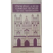 MENDELSSOHN:THERE SHALL A STAR CO.SATB