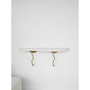 HANAH HOME Zidna polica Lierre Gold White