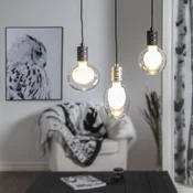 STAR TRADING Svetilka LED Space E27 3,5W G150, opal, 3-stopenjska zatemnitev