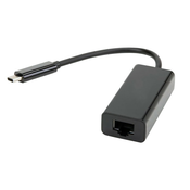 Xwave Mrežni Adapter USB C M na ethernet RJ-45 F crni -C ,muški-ženski,