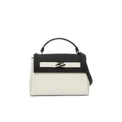 Karl Lagerfeld Ročna torbica Karl Lagerfeld Sacs a main Essentials Noir bela