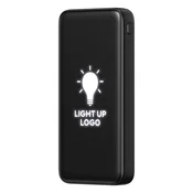 Pomocna baterija ODIN 10 PLUS 10.000 mAh sa ugradenim kablovima – Type-C/ Lightning i USB-A/ crna