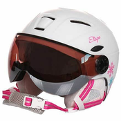 Dječja skijaška kaciga Etape Rider Pro Veličina kacige: 53-55 cm / Boja: bijela / ružičasta