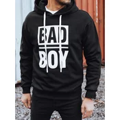 Črn pulover s kapuco Bad Boy