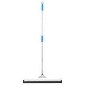 Vidaxl Čistilec tal 60x122,5 cm jeklo in guma