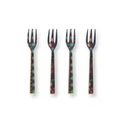 Komplet desertnih vilic Pip Studio Enamelled Berry Blues 4-pack