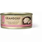 Grandorf Cat konzerva za macke Grain Free - Pilece grudi & fileti krabe 70g