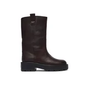 Zimski škornji Tommy Jeans Tjw Tubular Mid Boots EN0EN03111 Temno rjava