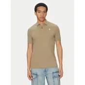 G-Star Raw Polo majica Dunda D11595-5864 6057 Khaki Slim Fit