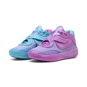 PUMA MB.05 Hive Mid Basketball Shoes Youth, Shop, Bright Aqua/Pure Magenta, 36