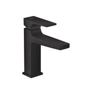 HANSGROHE armatura za umivalnik z zgornjim delom sifona Metropol (32507670) - črna mat