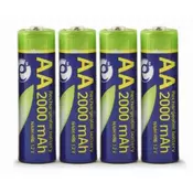 GEMBIRD Baterija punjiva/ 2000mAh AA/ EG-BA-AA20R4-01 ENERGENIE/ 4 kom (cena po komadu)