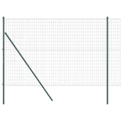 Vidaxl Sistem za pritrditev varjene žične ograje 10 x 1,5 m (Š x V)