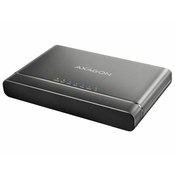 AXAGON kovinska škatla za M.2 NVMe in 2,5 SATA SSD s kloniranjem/ADSA-CC/USB-C 3.2 Gen 2/30 cm kabel