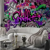 artgeist Fototapeta Purple Graffiti, 100x70cm