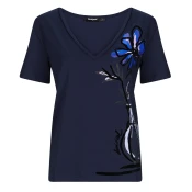 Desigual Majica mornarska/črna/bela