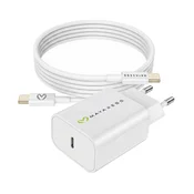 OEM Mayaxess, Omrežni polnilnik za Galaxy S24 Plus 20W + 1m USB-C kabel, Bela, (5000275929)