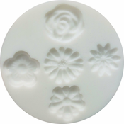 Cernit Silicone Mould 7 cm Flowers