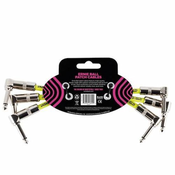 ERNIE BALL Patch kabel 3 pack 15 cm