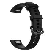 BStrap Honor Band 4 Silicone Line pašček, Black