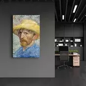 Wallity Dekorativna slika na kaljenom staklu, 35x55cm, Šarena