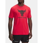 Under Armour UA Project Rock Brahma Bull SS Majica Rdeča