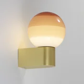 MARSET LED stenska svetilka Dipping Light A1, krem/medenina - Dnevna soba/jedilnica - Dizajn - krema, medenina - Kovina