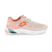 Ženska obutev za tenis Lotto Mirage 100 II SPD W White/Melon Orange EUR 38