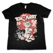 Filmska majica otroška Tom and Jerry - Vintage Comic - HYBRIS - WB-12-TJ053-DTG-BK