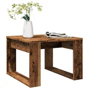 Bocni stolic boja starog drva 50 x 50 x 35 cm konstruirano drvo