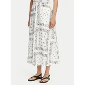 Weekend Max Mara Midi krilo Caravan 2615101082 Bela Regular Fit