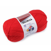 GLORIA Pletena preja 50 g - (52180) rdeča