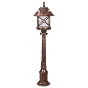 Opviq Spoljna lampa BSU-68199-BKR-B, 100 cm, Podna, IP65, E27, 60W, Braon