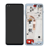 Motorola Moto G100 XT2125 - LCD zaslon + steklo na dotik + okvir (Iridescent Sky) - 5D68C18073, 5D68C18071 Genuine Service Pack