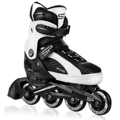 Spokey ORI koturaljke, crno-bijele, ABEC9 Carbon, vel 33-43 (prikaz, ostalo).