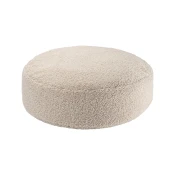 Svetlo rjava otroška vreča za sedenje iz tkanine bouclé Round – Wigiwama