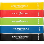 Sport2People lateks elastika za vježbanje, 5 kom